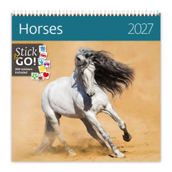 Nástěnný kalendář 2027 - Horses
