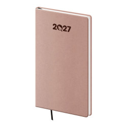Kapesní diář týdenní 2027 ECO - Almond