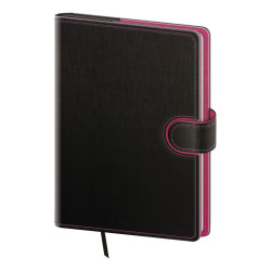 Denní diář A5 2027 Flip - antracit/magenta