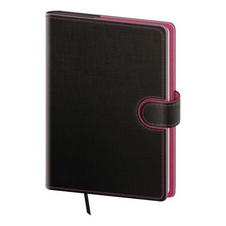 Denní diář A5 2027 Flip - antracit/magenta