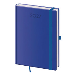 Denní diář A5 2027 Print Plus - královská modrá