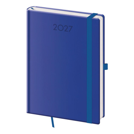 Denní diář A5 2027 Print Plus - královská modrá