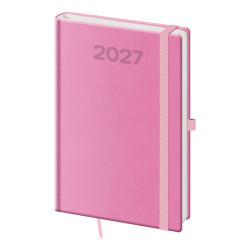 Týdenní diář s poznámkami A5 2027 Print Pop - růžová