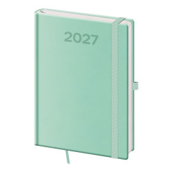 Denní diář A5 2027 Print Pop - světle zelená