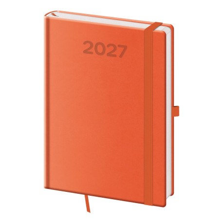 Denní diář A5 2027 Print Pop - oranžová