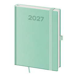 Týdenní diář B6 2027 Print Pop - světle zelená