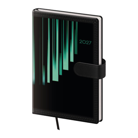 Týdenní kapesní diář 2027 Tone - zelená