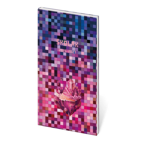 Čtrnáctidenní kapesní diář 2026/2027 školák Craftgirl