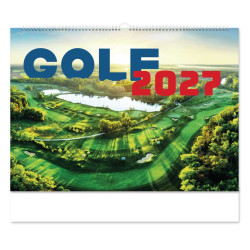Nástěnný kalendář 2027 český Golf