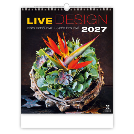 Nástěnný kalendář 2027 - Live Design