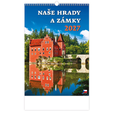 Nástěnný kalendář 2027 - Naše hrady a zámky