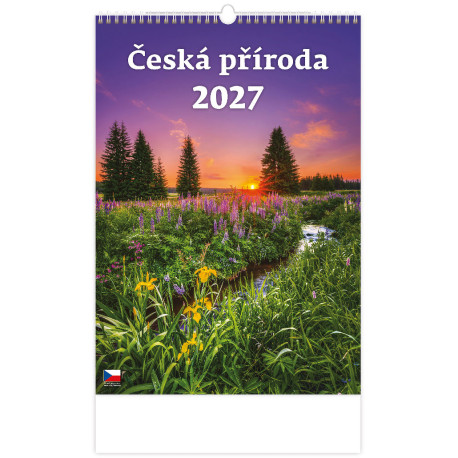 Nástěnný kalendář 2027 - Česká příroda
