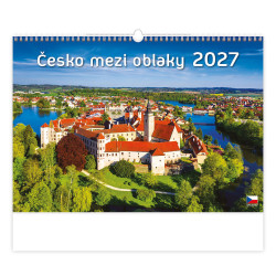 Nástěnný kalendář 2027 - Česko mezi oblaky