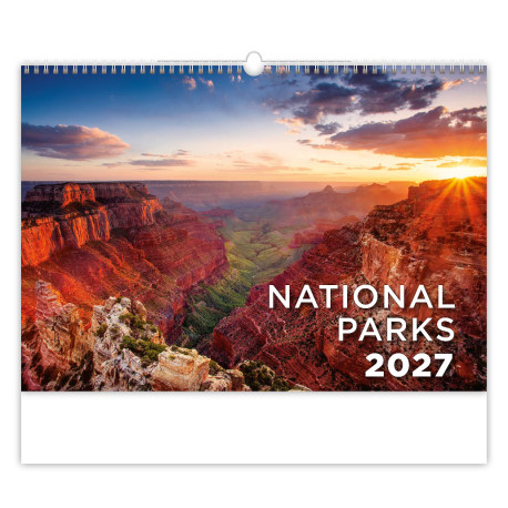 Nástěnný kalendář 2027 - National Parks