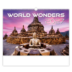 Nástěnný kalendář 2027 - World Wonders