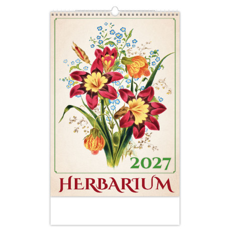 Nástěnný kalendář 2027 - Herbarium
