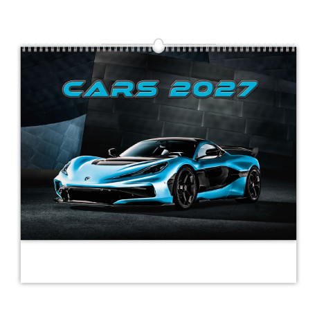 Nástěnný kalendář 2027 - Cars