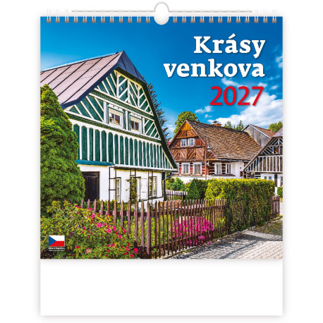 Nástěnný kalendář 2027 - Krásy venkova