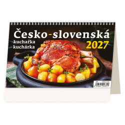 Stolní kalendář 2027 - Česko-slovenská kuchařka/kuchárka