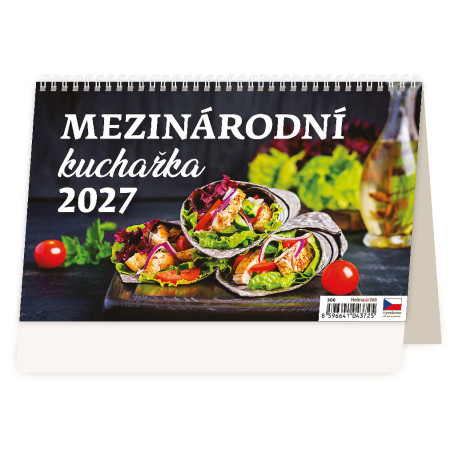 Stolní kalendář 2027 - Mezinárodní kuchařka