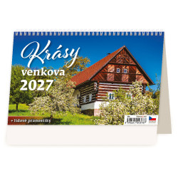 Stolní kalendář 2027 - Krásy venkova
