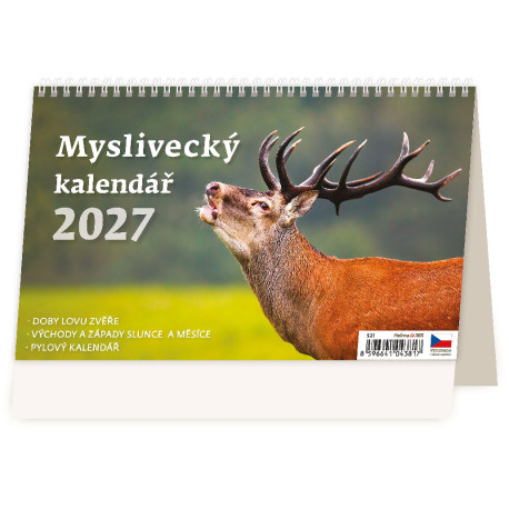 Stolní kalendář 2027 - Myslivecký kalendář