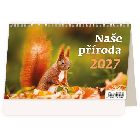 Stolní kalendář 2027 - Naše příroda