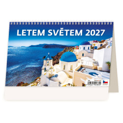 Stolní kalendář 2027 - Letem světem  