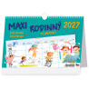 Stolní kalendář 2027 - MAXI RODINNÝ plánovací kalendář s háčkem  