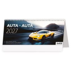 Stolní kalendář 2027 - Auta/Autá 