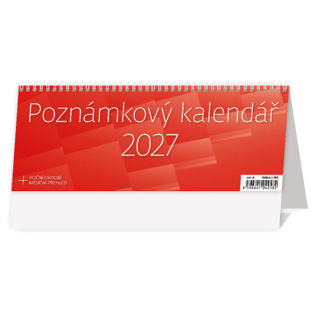 Stolní kalendář 2027 - Poznámkový kalendář OFFICE