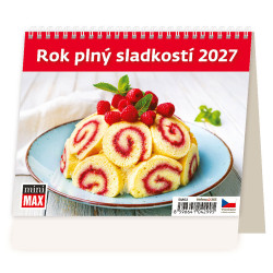 Stolní kalendář 2027 - MiniMax Rok plný sladkostí