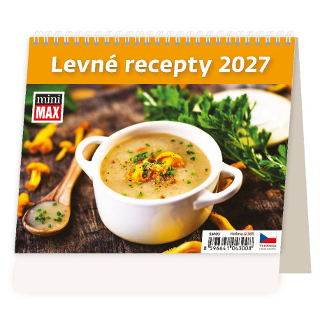 Stolní kalendář 2027 - MiniMax Levné recepty