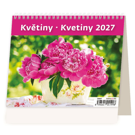 Stolní kalendář 2027 - MiniMax Květiny/Kvetiny