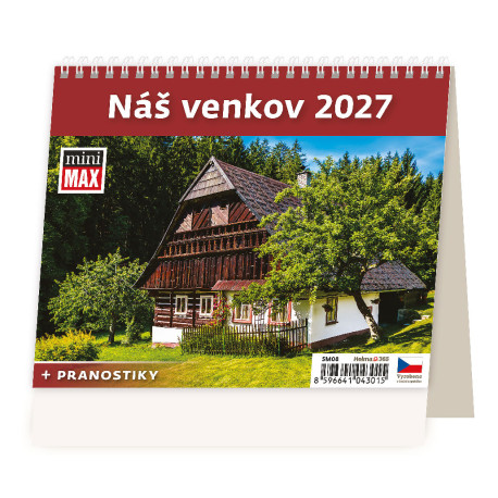 Stolní kalendář 2027 - MiniMax Náš venkov