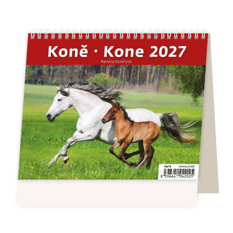 Stolní kalendář 2027 - MiniMax Koně/Kone