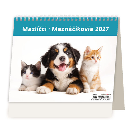 Stolní kalendář 2027 - MiniMax Mazlíčci/Maznáčikovia