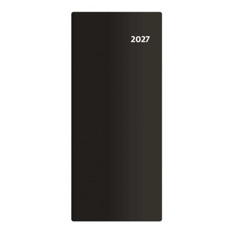 Kapesní diář měsíční 2027 - Torino - černá