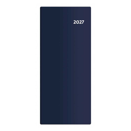 Kapesní diář měsíční 2027 - Torino - modrá