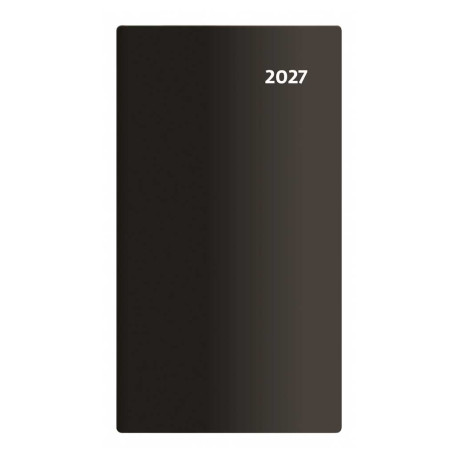 Kapesní diář čtrnáctidenní 2027 - Torino - černá