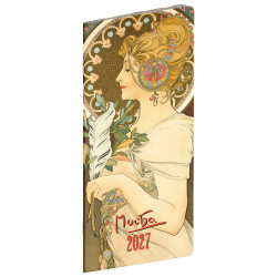 Měsíční diář 2027 plánovací kapesní - Alfons Mucha