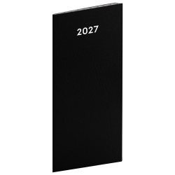Měsíční diář 2027 plánovací kapesní - Černá
