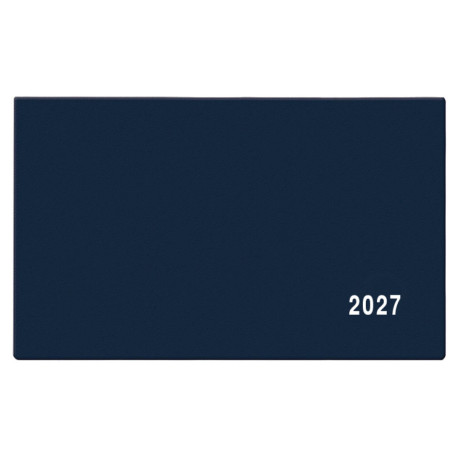 Týdenní diář 2027 Cyril PVC kapesní - modrá