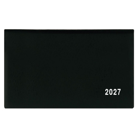 Týdenní diář 2027 Cyril PVC kapesní - černá