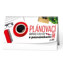 Stolní kalendář 2027 Plánovací daňový kalendář s poznámkami 