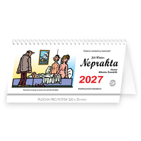 Stolní kalendář 2027 - Neprakta