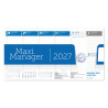 Stolní kalendář 2027 - Maximanager modrý