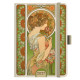 Týdenní diář 2027 Alfons Mucha A5 - Zelený