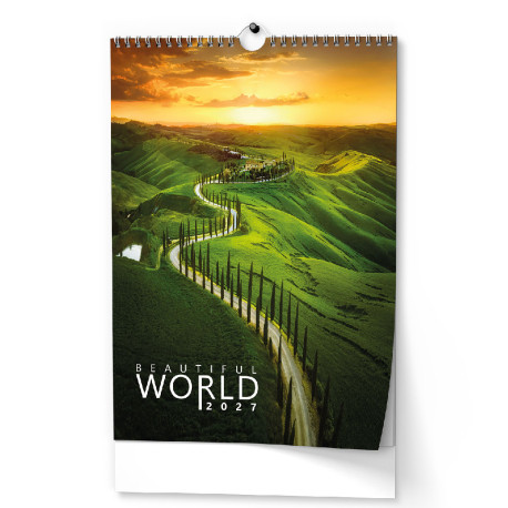 Nástěnný kalendář 2027 Beautiful world 