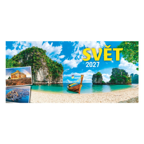 Stolní kalendář 2027 - Svět - 14ti denní